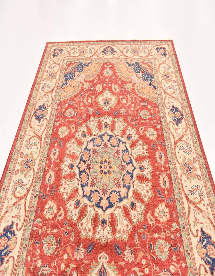 Detail image of  6' 9 x 10' 2  Hand Knotted Ariana Ziegler Rug