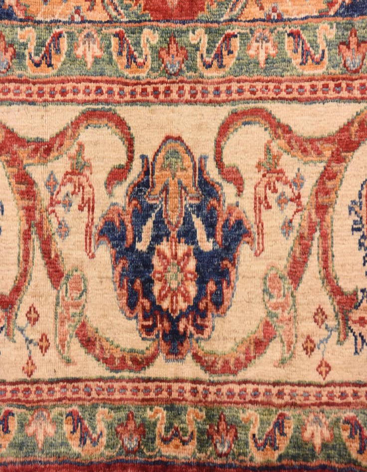 Detail image of  6' 9 x 10' 2  Hand Knotted Ariana Ziegler Rug