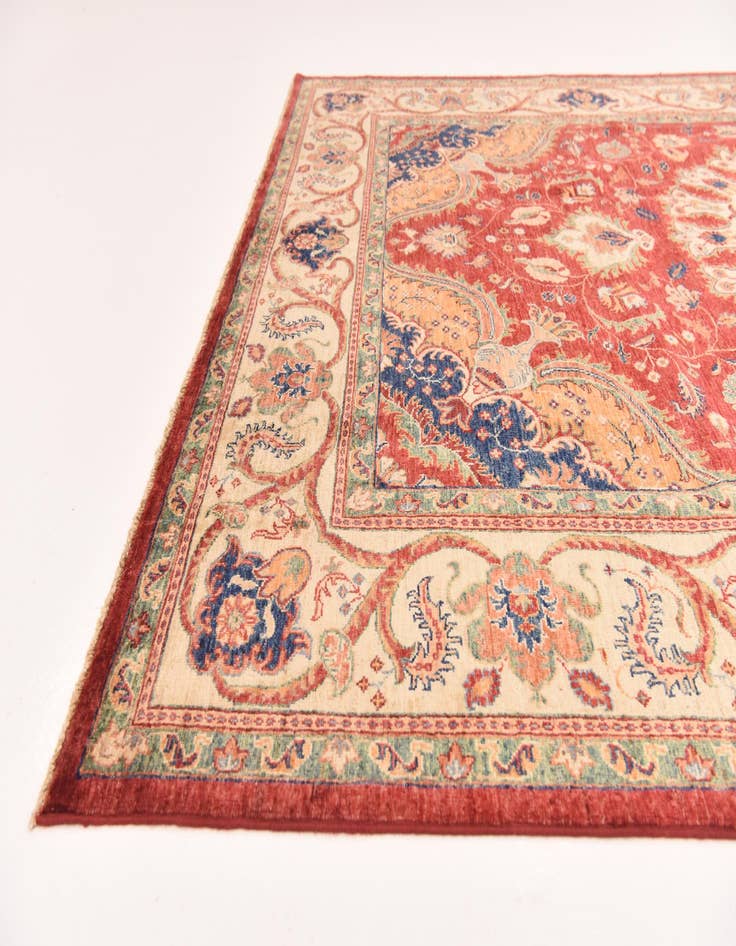 Detail image of  6' 9 x 10' 2  Hand Knotted Ariana Ziegler Rug