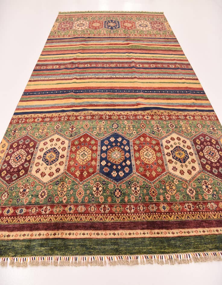 Detail image of  8' 10 x 12' 2  Hand Knotted Ariana Ziegler Rug