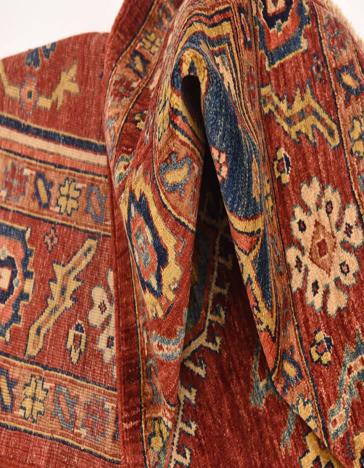 Detail image of  5' 1 x 6' 8  Hand Knotted Ariana Ziegler Rug