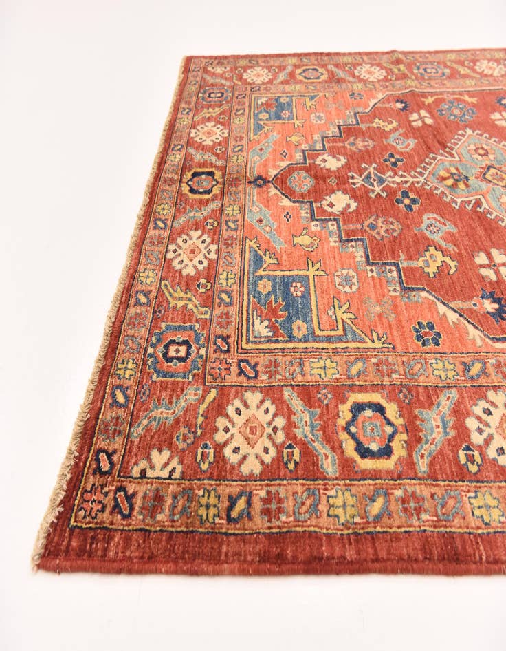 Detail image of  5' 1 x 6' 8  Hand Knotted Ariana Ziegler Rug