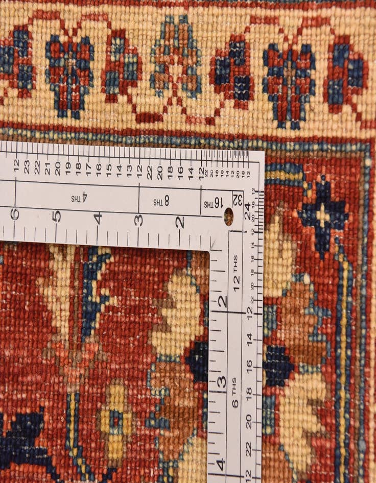 Detail image of  5' x 6' 5  Hand Knotted Ariana Ziegler Rug