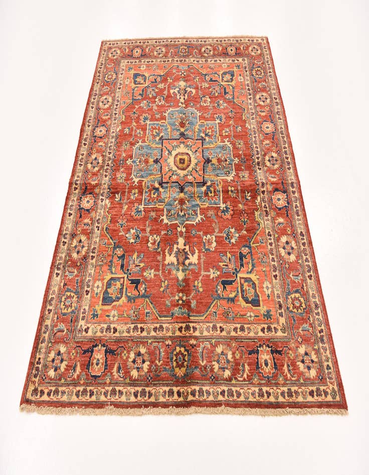 Detail image of  5' x 6' 5  Hand Knotted Ariana Ziegler Rug