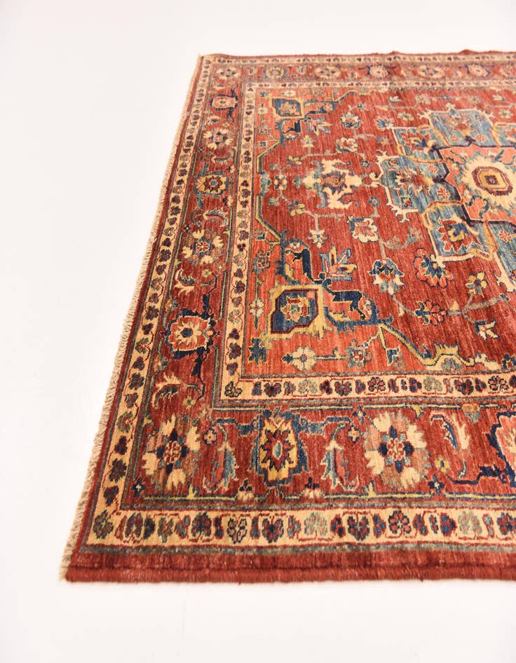 Detail image of  5' x 6' 5  Hand Knotted Ariana Ziegler Rug