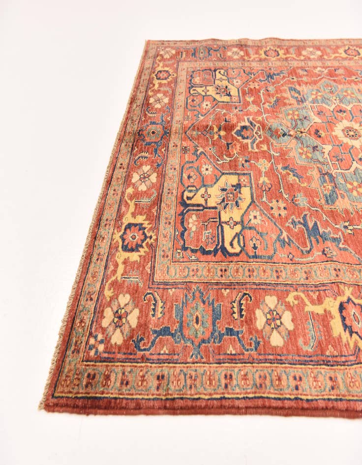 Detail image of  4' 11 x 5' 11  Hand Knotted Ariana Ziegler Rug