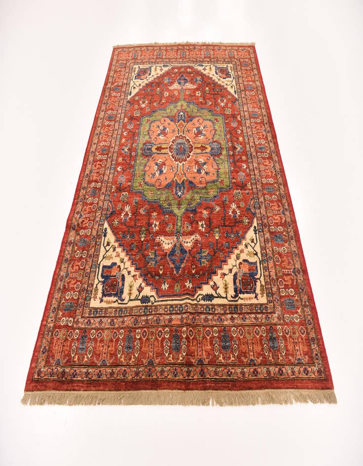 Detail image of  5' 10 x 8'  Hand Knotted Ariana Ziegler Rug