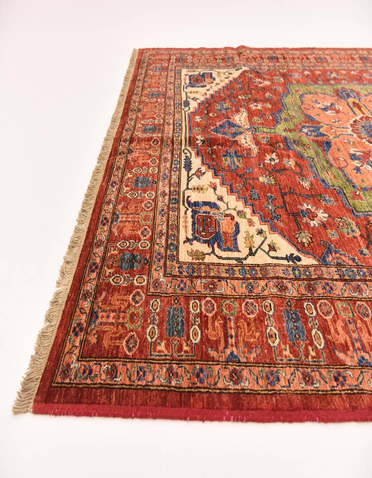 Detail image of  5' 10 x 8'  Hand Knotted Ariana Ziegler Rug