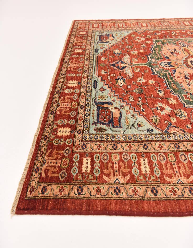 Detail image of  6' 1 x 8' 1  Hand Knotted Ariana Ziegler Rug