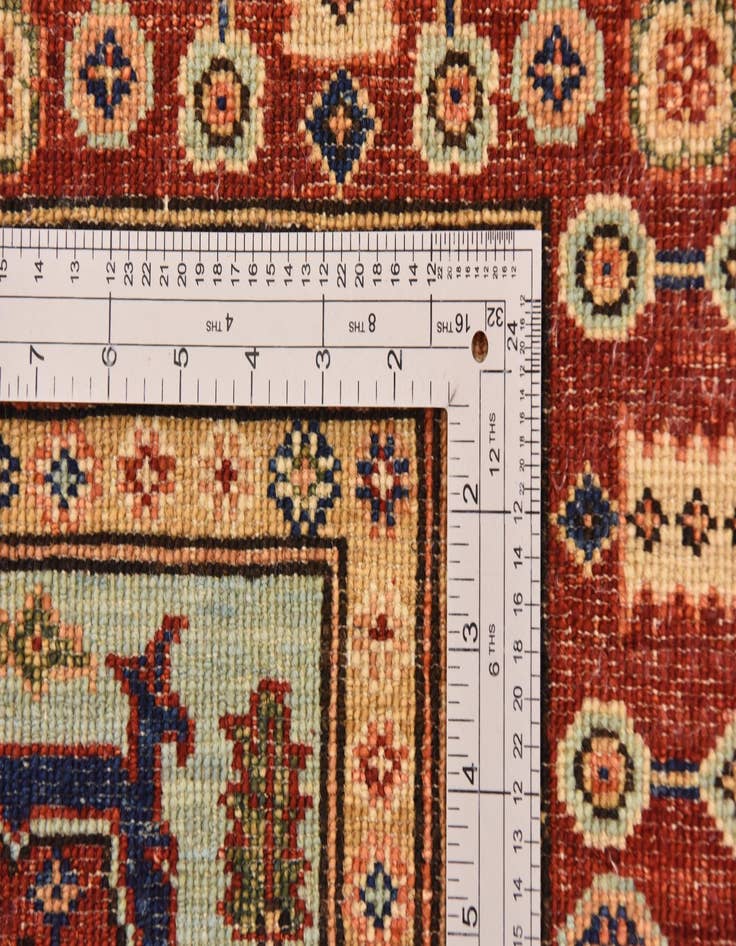 Detail image of  5' x 6' 7  Hand Knotted Ariana Ziegler Rug