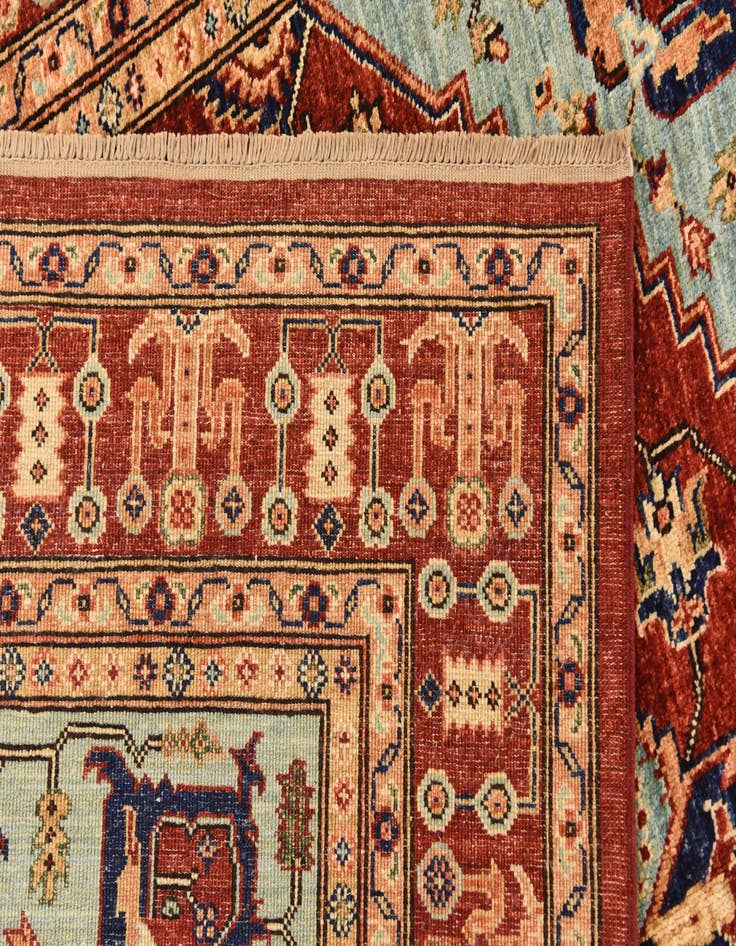 Detail image of  5' x 6' 7  Hand Knotted Ariana Ziegler Rug