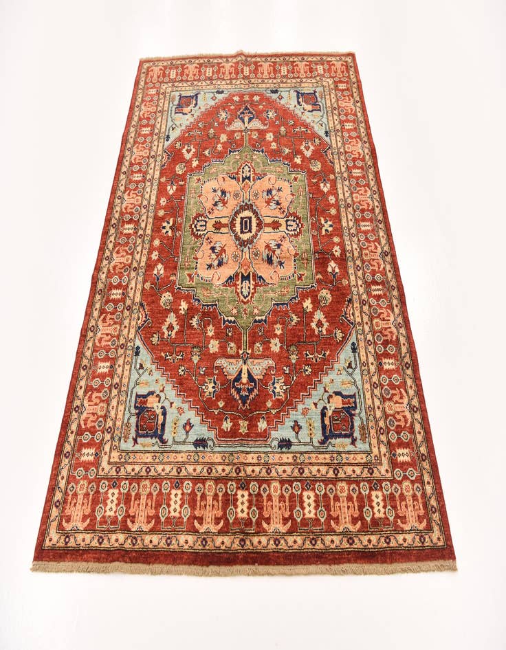 Detail image of  5' x 6' 7  Hand Knotted Ariana Ziegler Rug