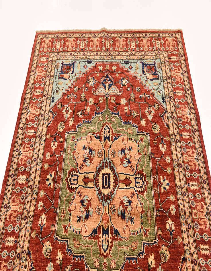 Detail image of  5' x 6' 7  Hand Knotted Ariana Ziegler Rug