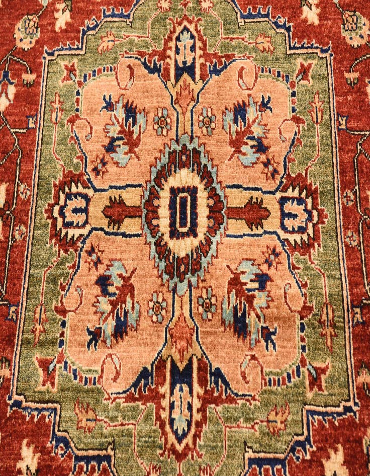 Detail image of  5' x 6' 7  Hand Knotted Ariana Ziegler Rug