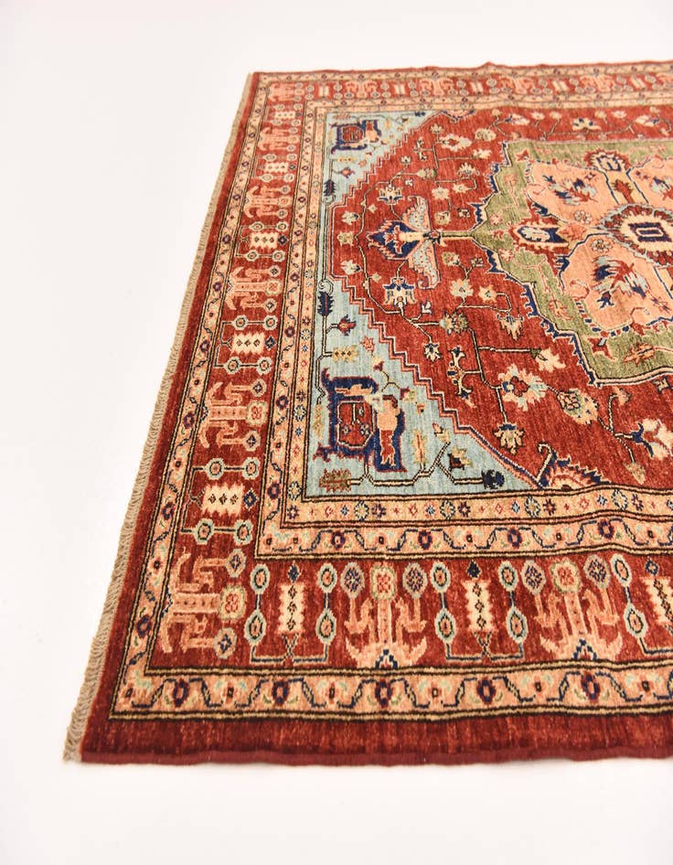 Detail image of  5' x 6' 7  Hand Knotted Ariana Ziegler Rug