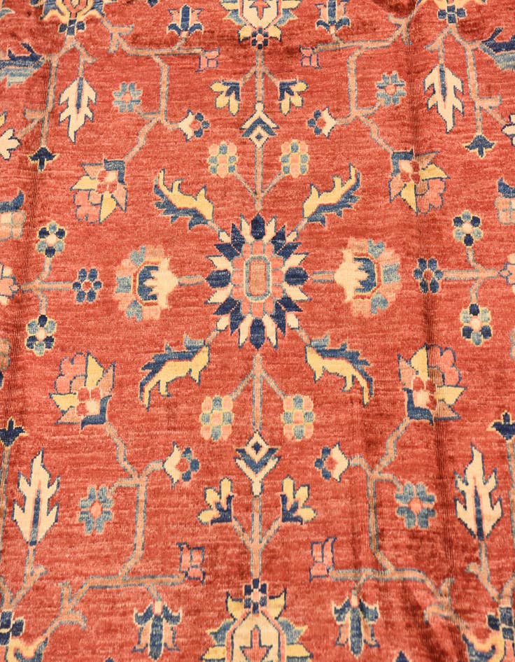 Detail image of  6' 4 x 8'  Hand Knotted Ariana Ziegler Rug