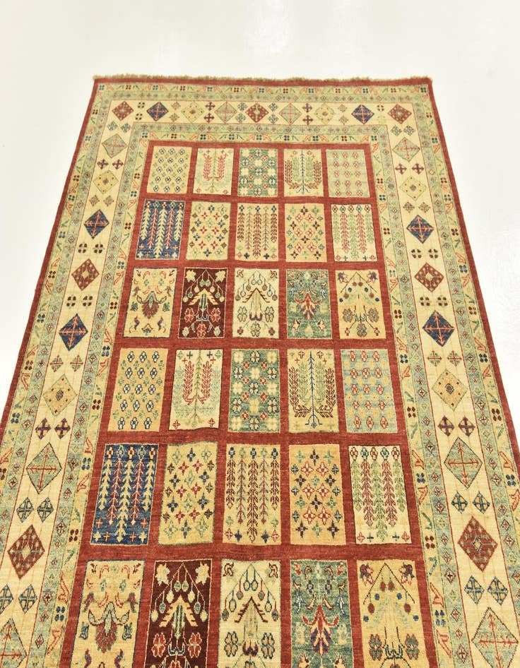 Detail image of  5' 8 x 7' 10  Hand Knotted Ariana Ziegler Rug