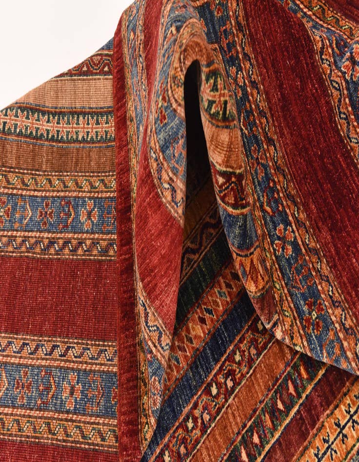 Detail image of  6' 10 x 9' 9  Hand Knotted Ariana Ziegler Rug