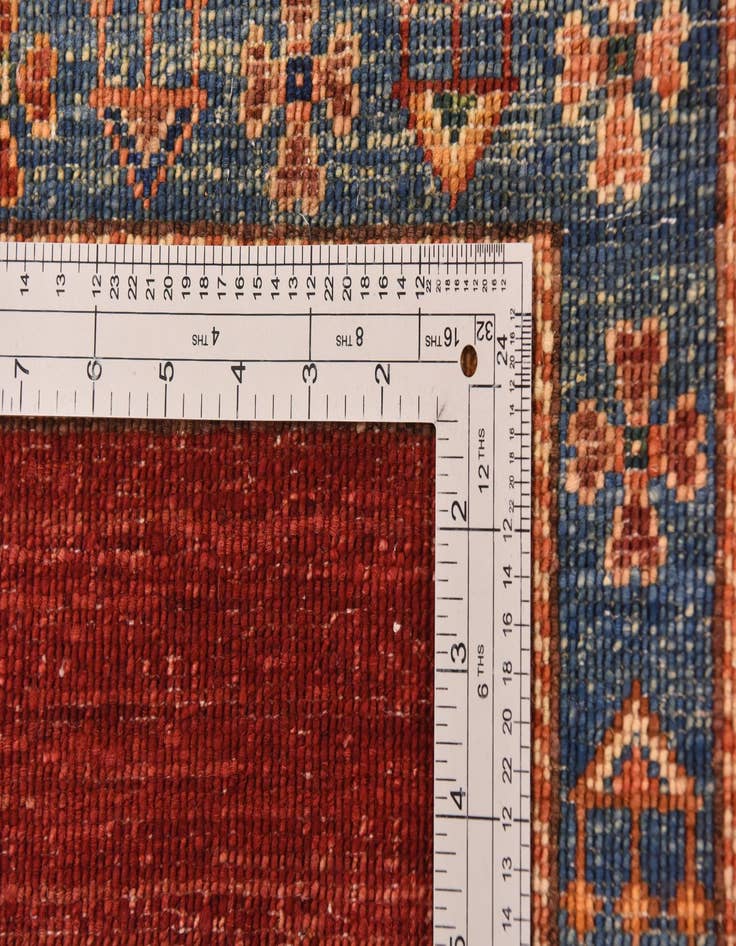 Detail image of  6' 10 x 9' 9  Hand Knotted Ariana Ziegler Rug