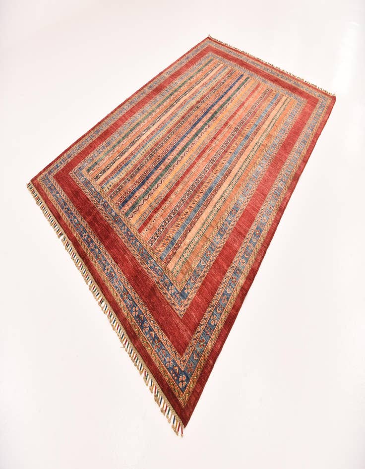 Detail image of  6' 10 x 9' 9  Hand Knotted Ariana Ziegler Rug