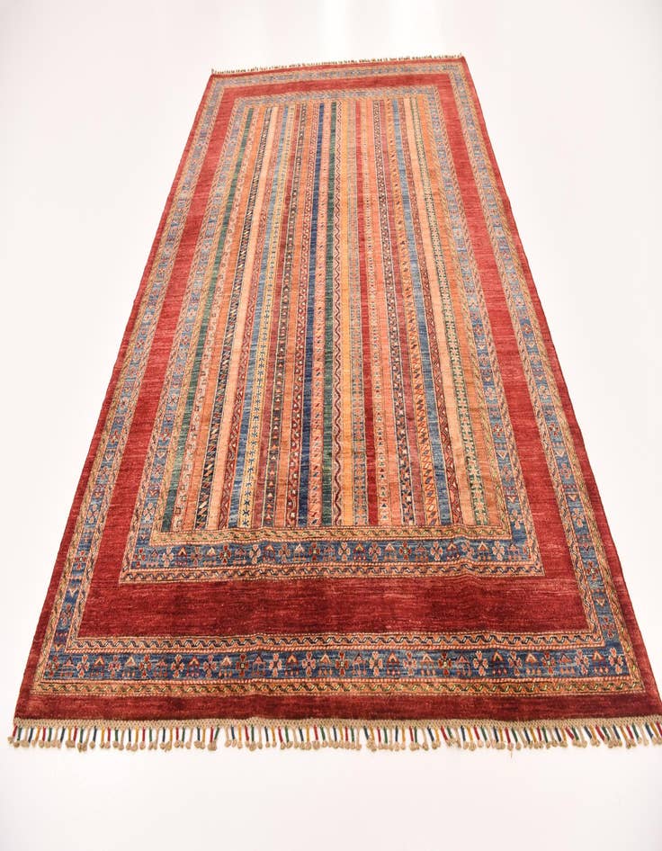 Detail image of  6' 10 x 9' 9  Hand Knotted Ariana Ziegler Rug