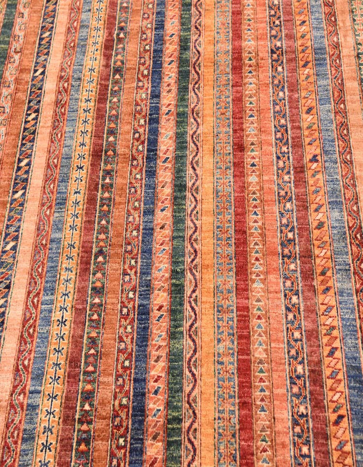 Detail image of  6' 10 x 9' 9  Hand Knotted Ariana Ziegler Rug