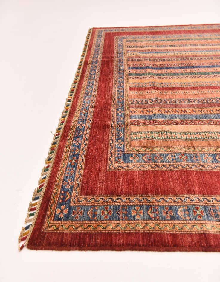 Detail image of  6' 10 x 9' 9  Hand Knotted Ariana Ziegler Rug