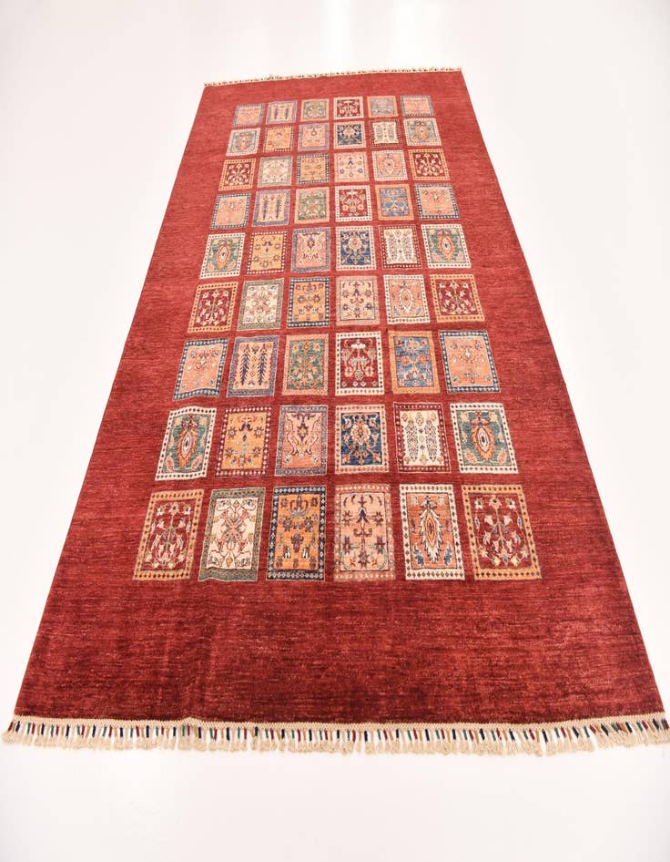 Detail image of  6' 10 x 10' 1  Hand Knotted Ariana Ziegler Rug