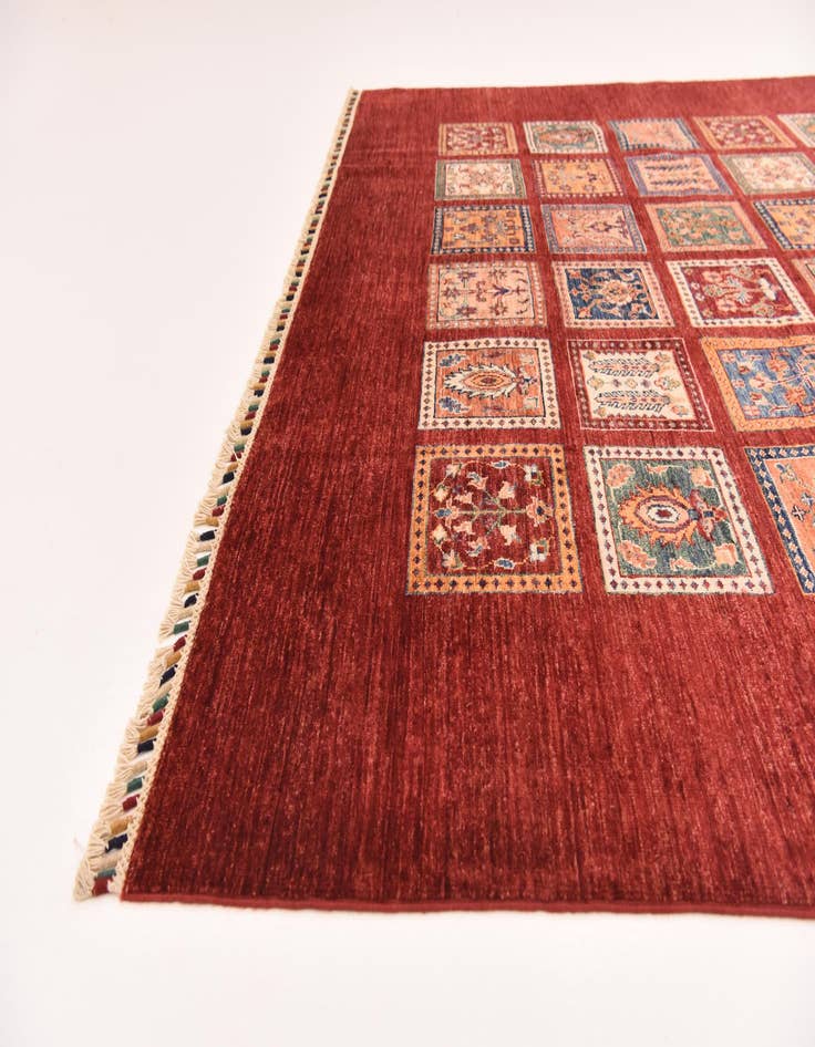 Detail image of  6' 10 x 10' 1  Hand Knotted Ariana Ziegler Rug