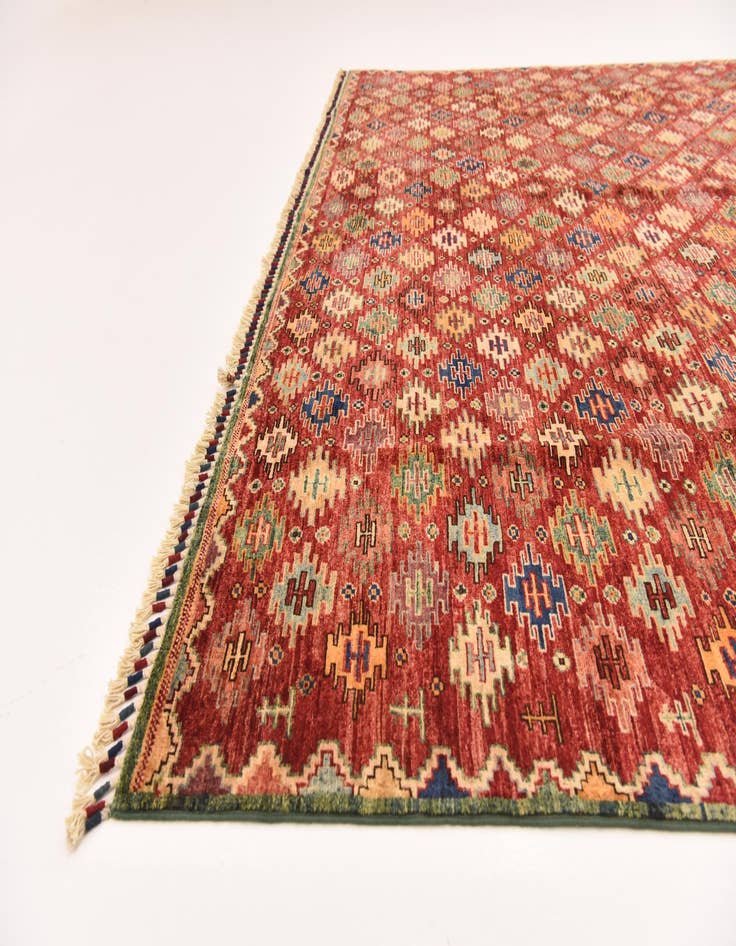 Detail image of  8' 3 x 13'  Hand Knotted Ariana Ziegler Rug