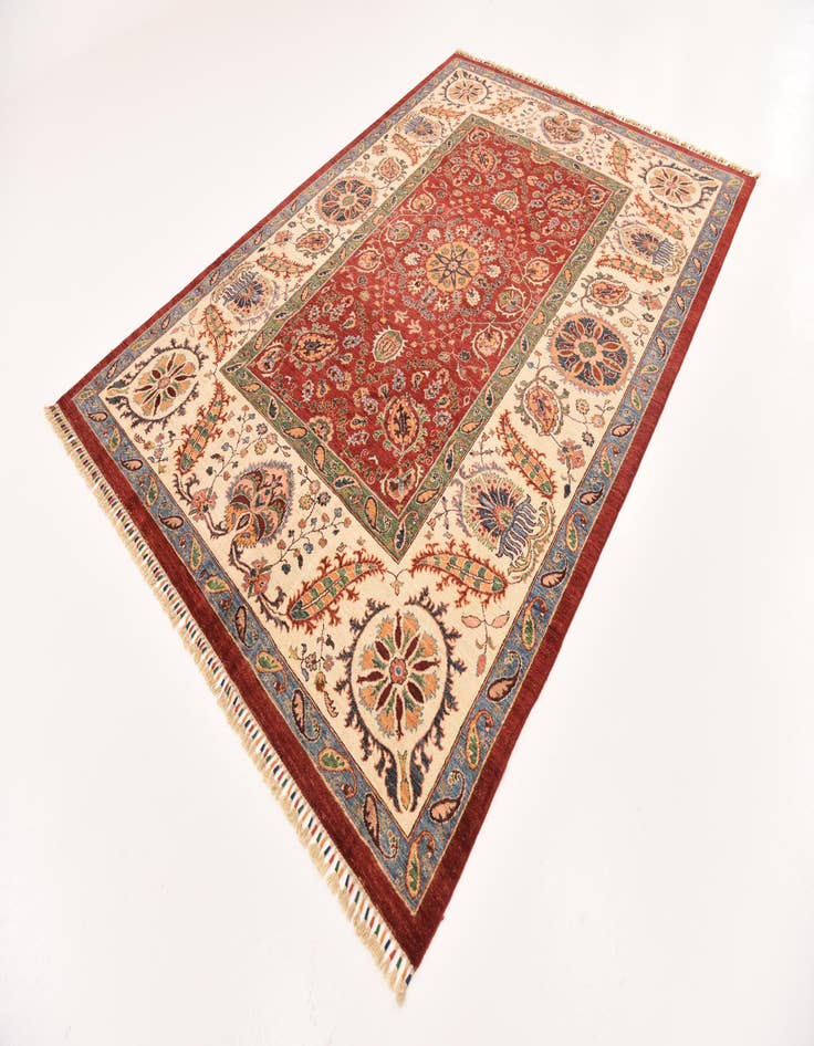 Detail image of  6' 9 x 9' 10  Hand Knotted Ariana Ziegler Rug