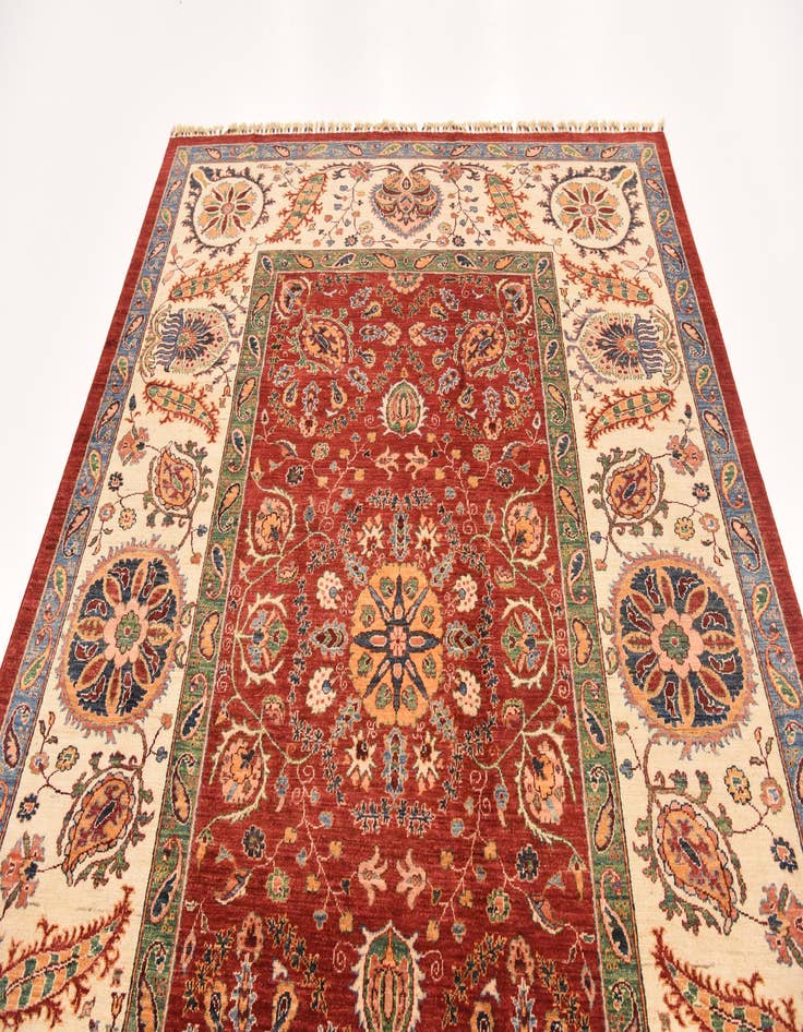 Detail image of  6' 9 x 9' 10  Hand Knotted Ariana Ziegler Rug