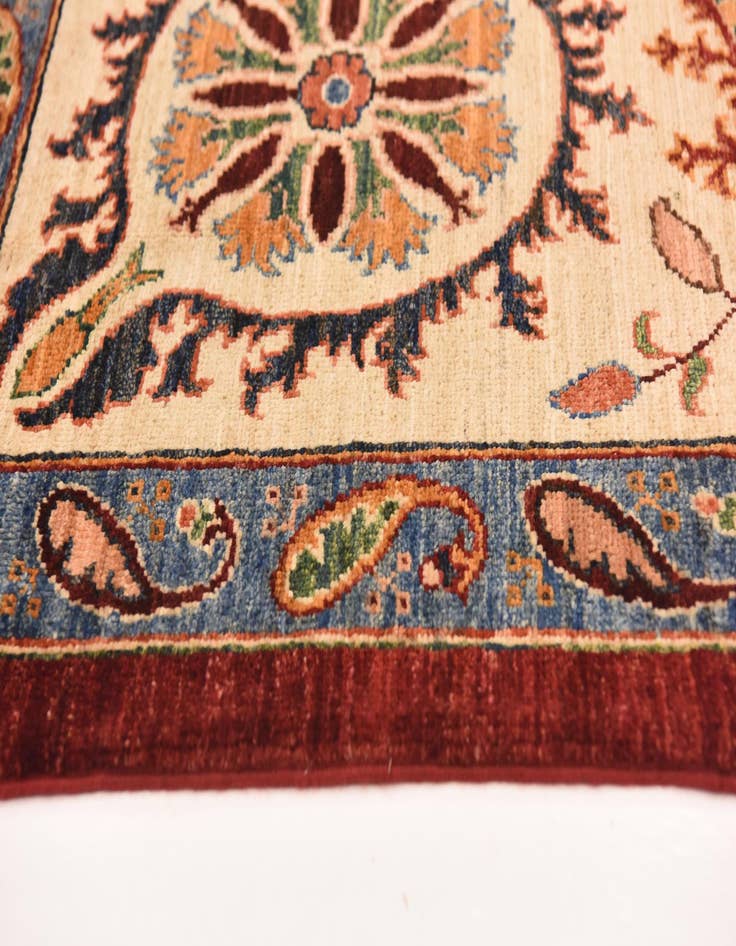 Detail image of  6' 9 x 9' 10  Hand Knotted Ariana Ziegler Rug