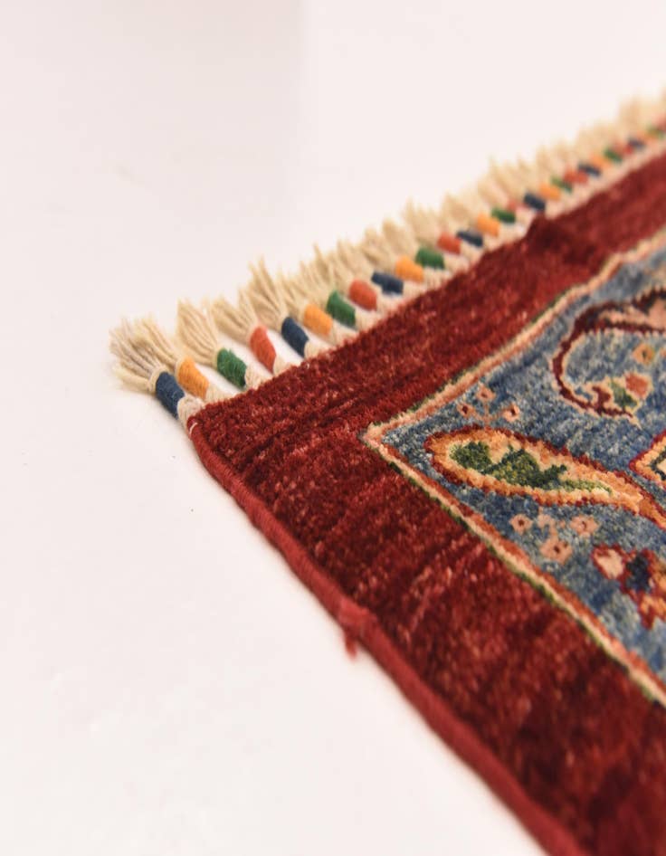 Detail image of  6' 9 x 9' 10  Hand Knotted Ariana Ziegler Rug