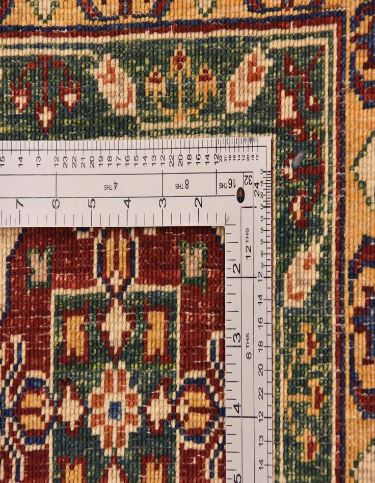 Detail image of  7' x 9' 7  Hand Knotted Ariana Ziegler Rug