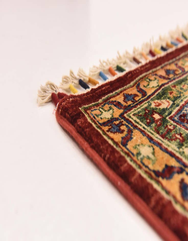 Detail image of  7' x 9' 7  Hand Knotted Ariana Ziegler Rug