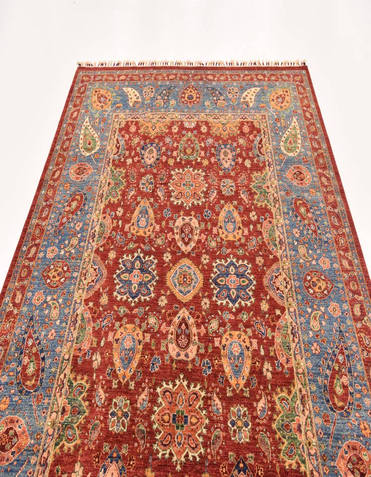 Detail image of  6' 10 x 9' 8  Hand Knotted Ariana Ziegler Rug