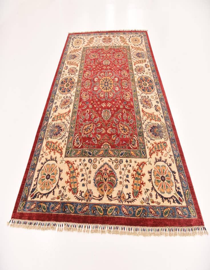 Detail image of  6' 9 x 9' 8  Hand Knotted Ariana Ziegler Rug