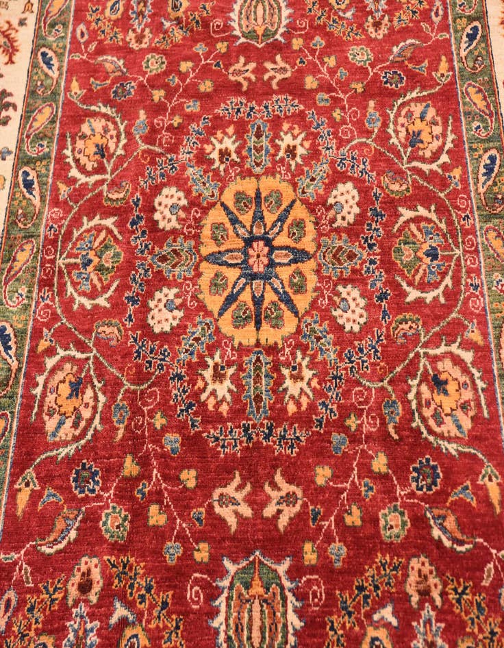 Detail image of  6' 9 x 9' 8  Hand Knotted Ariana Ziegler Rug