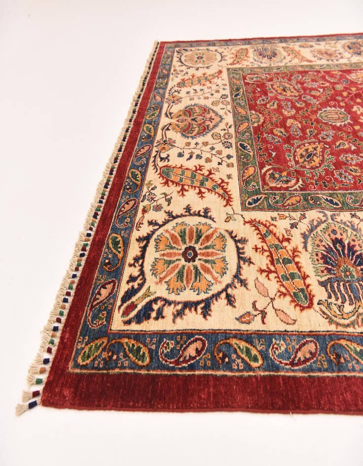 Detail image of  6' 9 x 9' 8  Hand Knotted Ariana Ziegler Rug