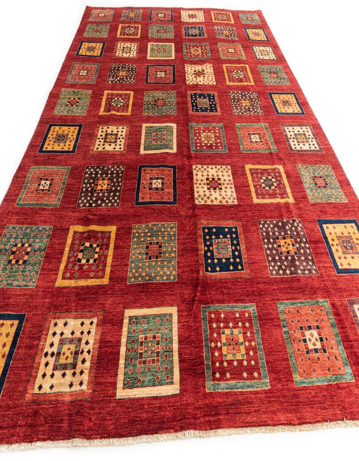 Detail image of  9' 6 x 12' 11  Hand Knotted Ariana Ziegler Oriental Rug