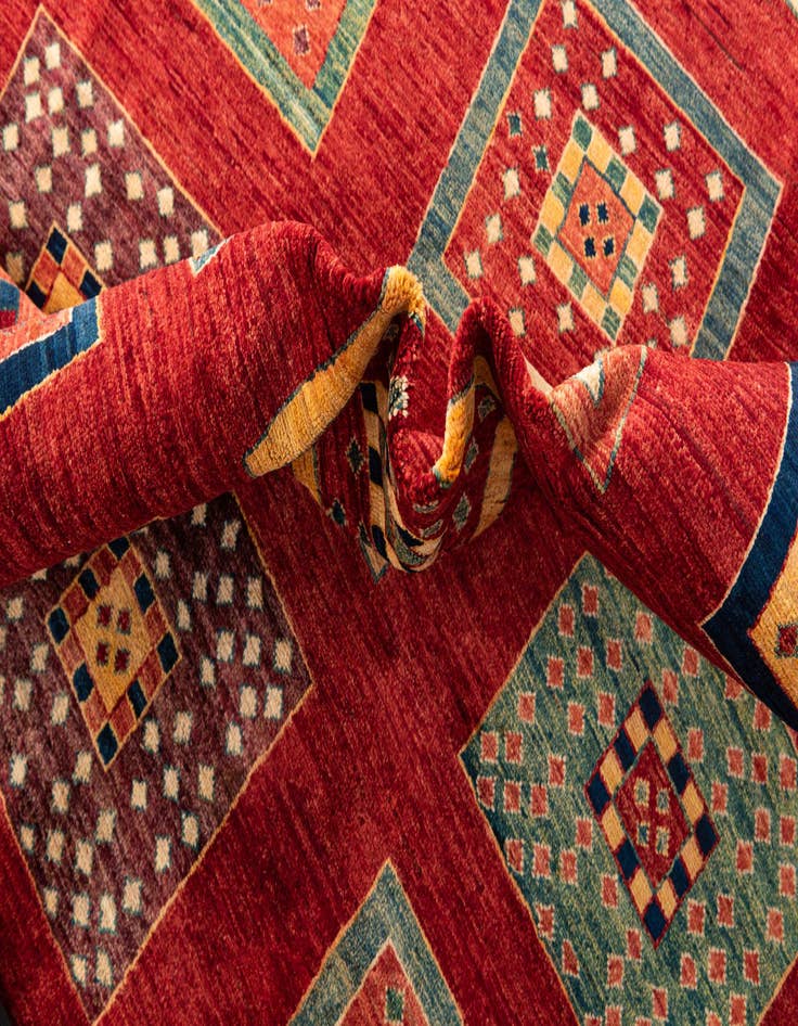 Detail image of  9' 6 x 12' 11  Hand Knotted Ariana Ziegler Oriental Rug