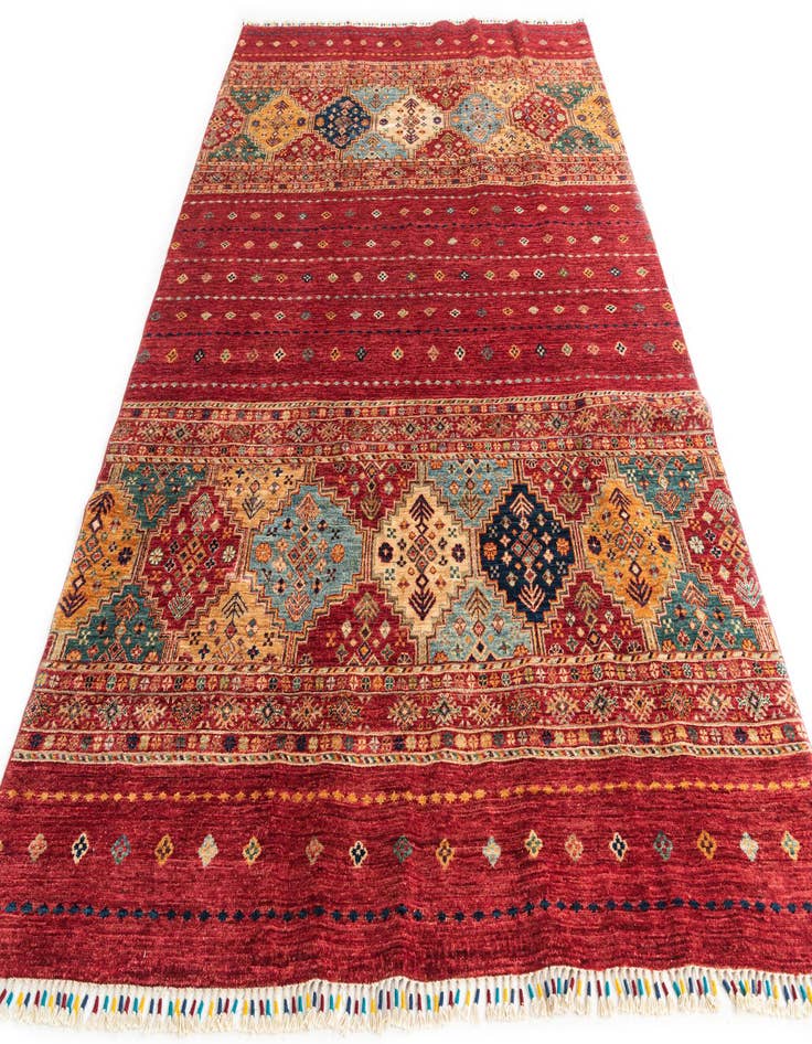 Detail image of  6' 4 x 9' 7  Hand Knotted Ariana Ziegler Oriental Rug