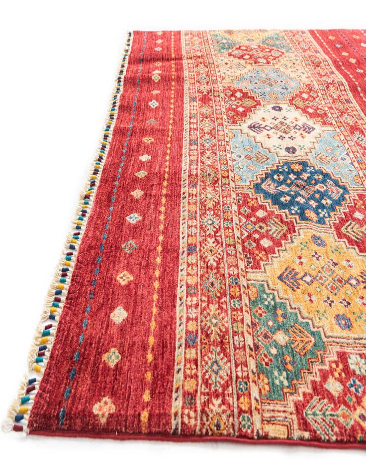 Detail image of  6' 4 x 9' 7  Hand Knotted Ariana Ziegler Oriental Rug