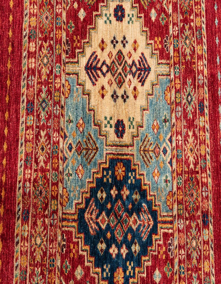 Detail image of  6' 4 x 9' 7  Hand Knotted Ariana Ziegler Oriental Rug