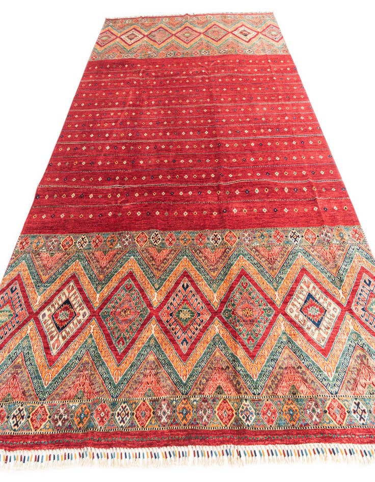 Detail image of  8' 5 x 11' 4  Hand Knotted Ariana Ziegler Rug