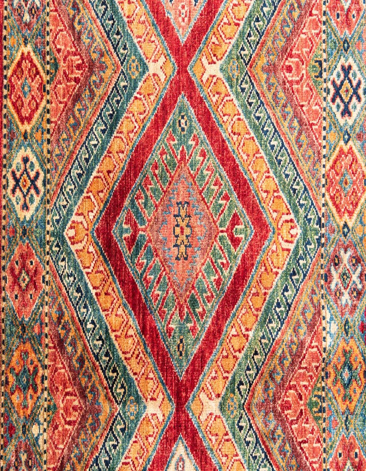 Detail image of  8' 5 x 11' 4  Hand Knotted Ariana Ziegler Rug
