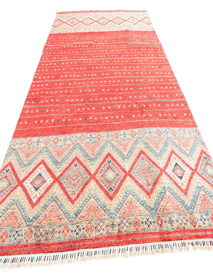 Detail image of  8' 2 x 11' 9  Hand Knotted Ariana Ziegler Oriental Rug