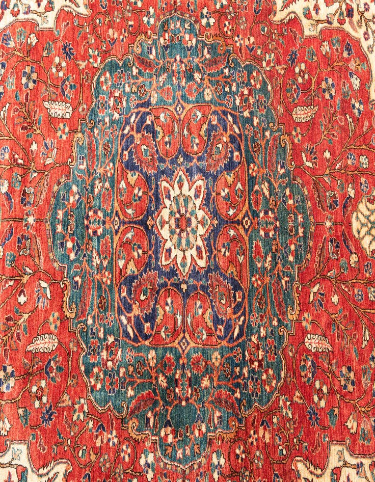 Detail image of  6' 6 x 10' 1  Hand Knotted Ariana Ziegler Oriental Rug