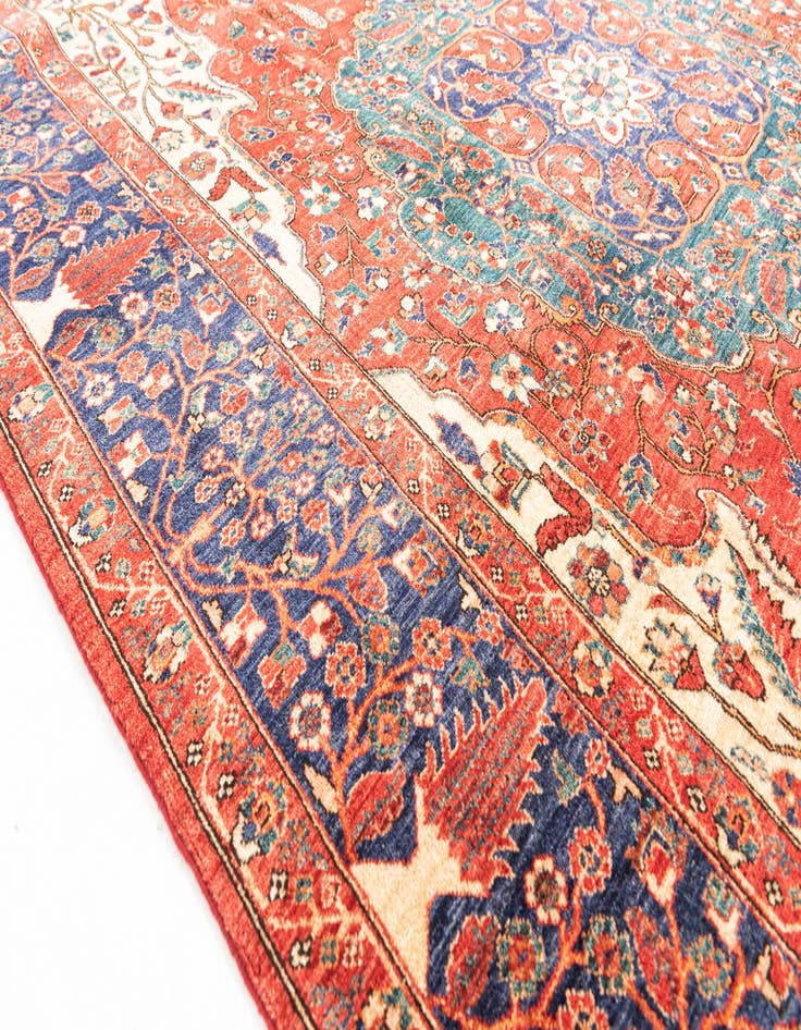 Detail image of  6' 6 x 10' 1  Hand Knotted Ariana Ziegler Oriental Rug